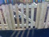 Heavy duty gate with logo