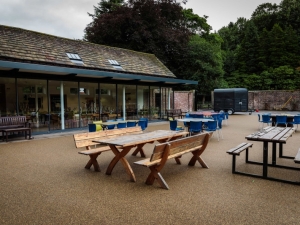 Bound Gravel Seating Area